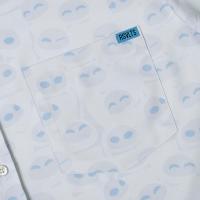 RSVLTS In Your Eyes KUNUFLEX Short Sleeve Shirt in White — detail 4