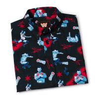 RSVLTS Best in the World KUNUFLEX Short Sleeve Shirt in Black — detail 5