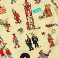 RSVLTS Big Top Waldo Women's KUNUFLEX Short Sleeve Shirt in Yellow — detail 4
