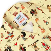 RSVLTS Big Top Waldo Women's KUNUFLEX Short Sleeve Shirt in Yellow — detail 6