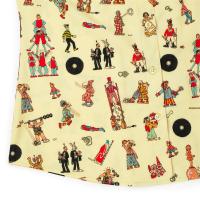 RSVLTS Big Top Waldo Women's KUNUFLEX Short Sleeve Shirt in Yellow — detail 7