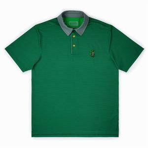 RSVLTS Latverian Links All-Day Polo in Green — front view