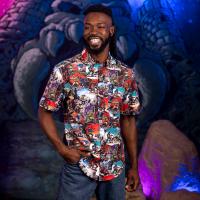 RSVLTS Panels of Power KUNUFLEX Short Sleeve Shirt in Multicolor — detail 4