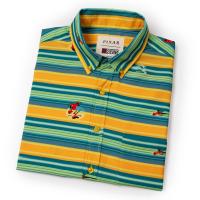 RSVLTS Never Look Back KUNUFLEX Short Sleeve Shirt in Green — detail 11