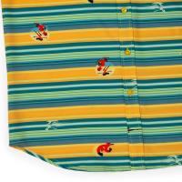 RSVLTS Never Look Back KUNUFLEX Short Sleeve Shirt in Green — detail 6