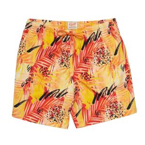 RSVLTS Blood L'Orange Hybrid Shorts in Orange — front view