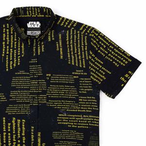 RSVLTS The Crawl KUNUFLEX Short Sleeve Shirt in Black — front view