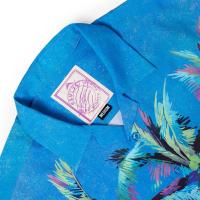 RSVLTS Her Name Is Rio KUNUFLEX Short Sleeve Shirt in Blue — detail 2