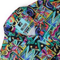RSVLTS Panama City Beach Women's KUNUFLEX Short Sleeve Shirt in Multicolor — detail 3