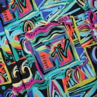 RSVLTS Panama City Beach Women's KUNUFLEX Short Sleeve Shirt in Multicolor — detail 4