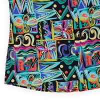 RSVLTS Panama City Beach Women's KUNUFLEX Short Sleeve Shirt in Multicolor — detail 5