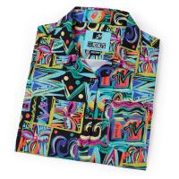 RSVLTS Panama City Beach Women's KUNUFLEX Short Sleeve Shirt in Multicolor — detail 9