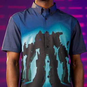 RSVLTS Roll Out KUNUFLEX Short Sleeve Shirt in Black — front view