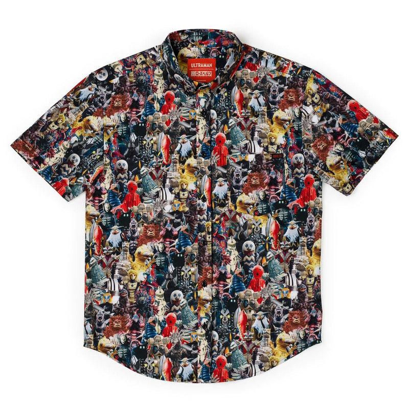 RSVLTS Ultra-Villainous KUNUFLEX Short Sleeve Shirt in Black — detail 3