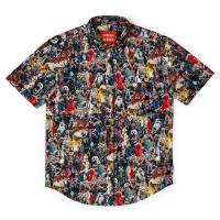 RSVLTS Ultra-Villainous KUNUFLEX Short Sleeve Shirt in Black — detail 3