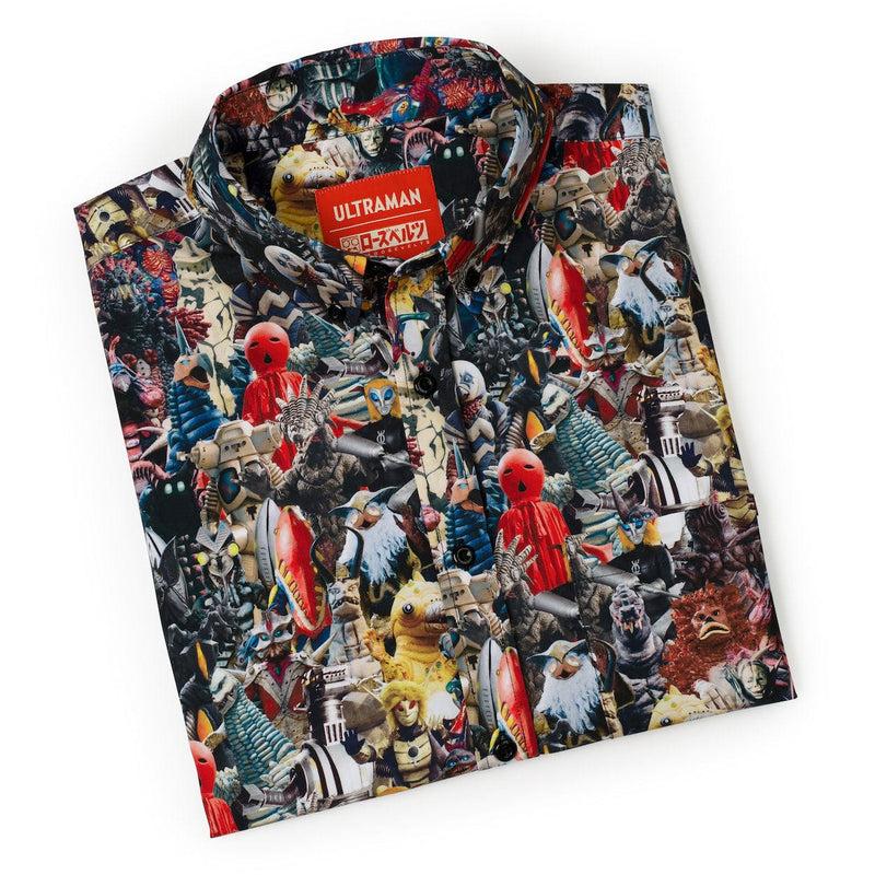 RSVLTS Ultra-Villainous KUNUFLEX Short Sleeve Shirt in Black — detail 7