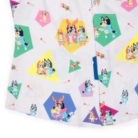 RSVLTS Magic Xylophone Women's KUNUFLEX Short Sleeve Shirt in Multicolor — detail 6