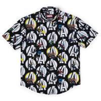 RSVLTS A Is for Avengers KUNUFLEX Short Sleeve Shirt in Black — detail 3