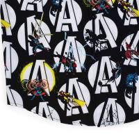 RSVLTS A Is for Avengers KUNUFLEX Short Sleeve Shirt in Black — detail 7