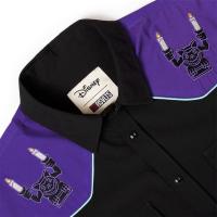 RSVLTS Fright This Way Roper Short Sleeve Shirt in Black — detail 4
