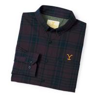 RSVLTS We Don’t Choose the Way BorlandFlex Long Sleeve Flannel (2024 Fit) in Black — detail 9