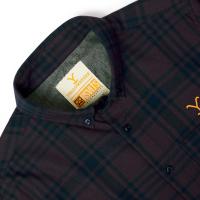 RSVLTS We Don’t Choose the Way BorlandFlex Long Sleeve Flannel (2024 Fit) in Black — detail 3