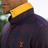 RSVLTS We Don’t Choose the Way BorlandFlex Long Sleeve Flannel (2024 Fit) in Black — detail 4