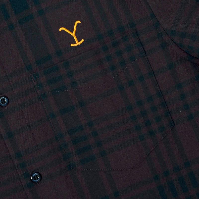 RSVLTS We Don’t Choose the Way BorlandFlex Long Sleeve Flannel (2024 Fit) in Black — detail 5