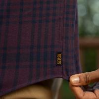 RSVLTS We Don’t Choose the Way BorlandFlex Long Sleeve Flannel (2024 Fit) in Black — detail 8