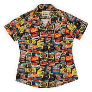 RSVLTS Sponsors of Speed Women's KUNUFLEX Short Sleeve Shirt in Multicolor — front view