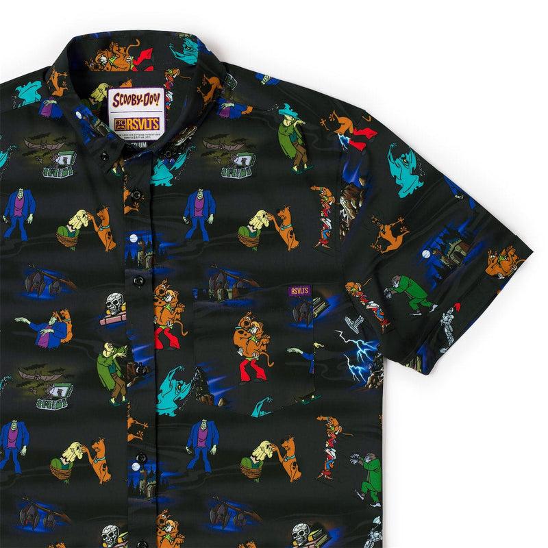 RSVLTS You Meddling Kids KUNUFLEX Short Sleeve Shirt in Black — detail 2