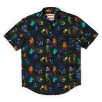 RSVLTS You Meddling Kids KUNUFLEX Short Sleeve Shirt in Black — detail 4