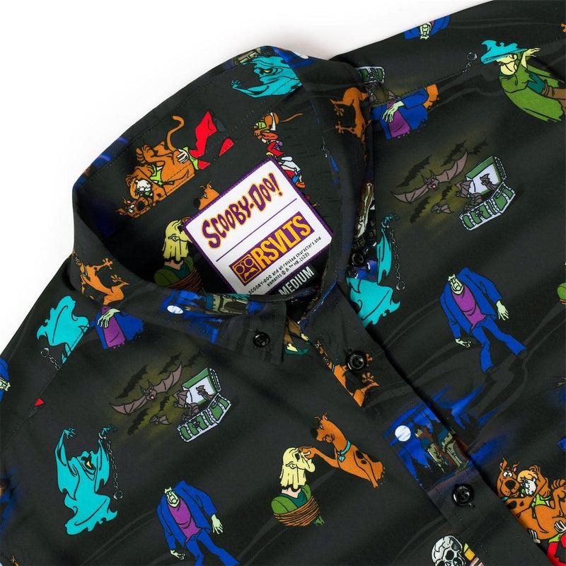 RSVLTS You Meddling Kids KUNUFLEX Short Sleeve Shirt in Black — detail 5