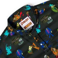 RSVLTS You Meddling Kids KUNUFLEX Short Sleeve Shirt in Black — detail 5