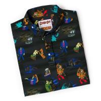 RSVLTS You Meddling Kids KUNUFLEX Short Sleeve Shirt in Black — detail 8