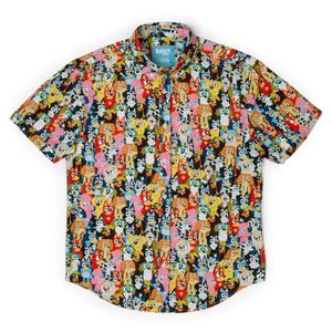 RSVLTS Primary Pals Youth KUNUFLEX Short Sleeve Shirt in Multicolor — front view