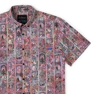 RSVLTS By Henson's Hand KUNUFLEX Short Sleeve Shirt in Multicolor — front view