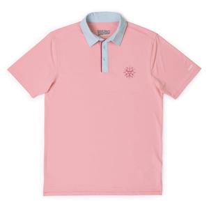 RSVLTS The Eastwood All-Day Polo in Pink — front view