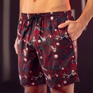 RSVLTS The Force and the Phantom Hybrid Shorts in Black — front view
