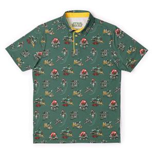 RSVLTS A Bounty a Day All-Day Polo in Green — front view