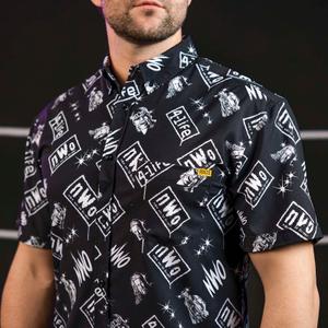RSVLTS Too Sweet KUNUFLEX Short Sleeve Shirt in Black — front view