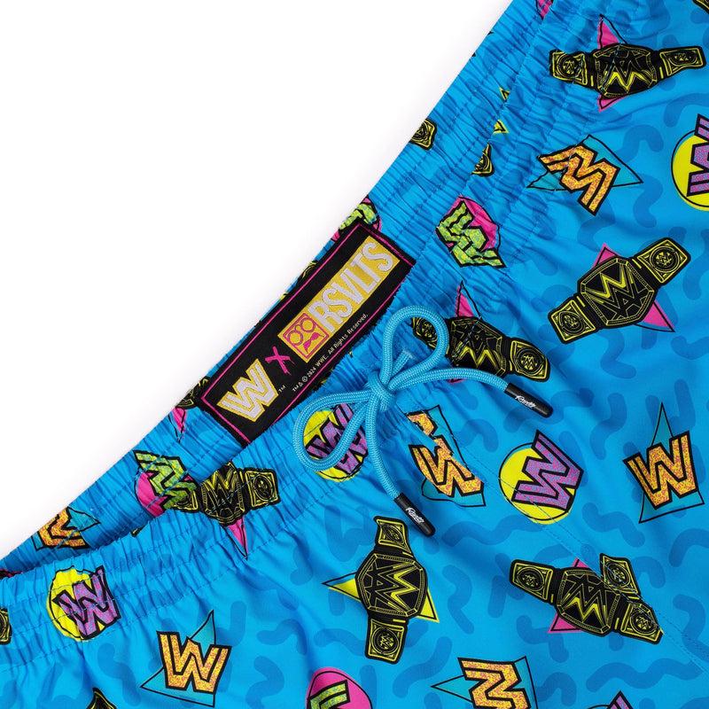RSVLTS In Your House Hybrid Shorts in Blue — detail 5