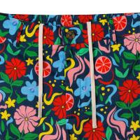 RSVLTS Groovy Garden Bamboo Resort Shorts in Multicolor — detail 3