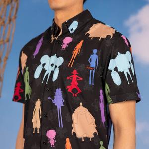 RSVLTS We Go! KUNUFLEX Short Sleeve Shirt in Black — front view