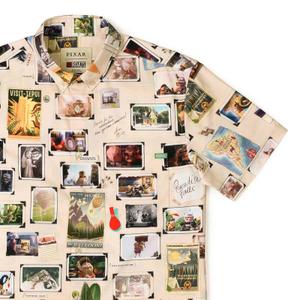 RSVLTS Our Adventure Book KUNUFLEX Short Sleeve Shirt in Multicolor — front view