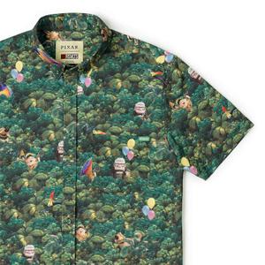 RSVLTS I Found the Snipe KUNUFLEX Short Sleeve Shirt in Green — front view
