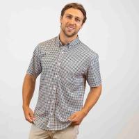 RSVLTS Quantum Quilt KUNUFLEX Short Sleeve Shirt in Green — detail 3