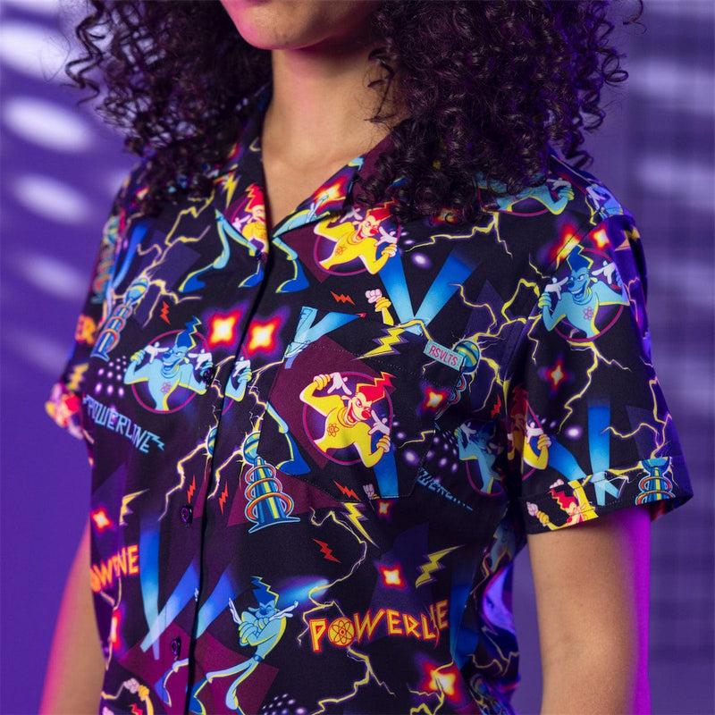 RSVLTS Powerline Women's KUNUFLEX Short Sleeve Shirt in Black — detail 3