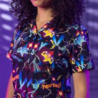 RSVLTS Powerline Women's KUNUFLEX Short Sleeve Shirt in Black — detail 3