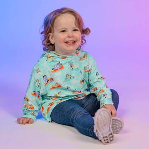RSVLTS Everybody in the Pool Preschool Performance Hoodie — front view